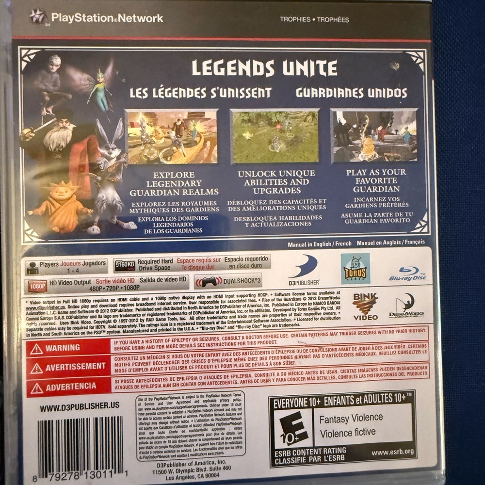 PS3 Harry Potter and Rise of the Guardians Games - Picture 3 of 3